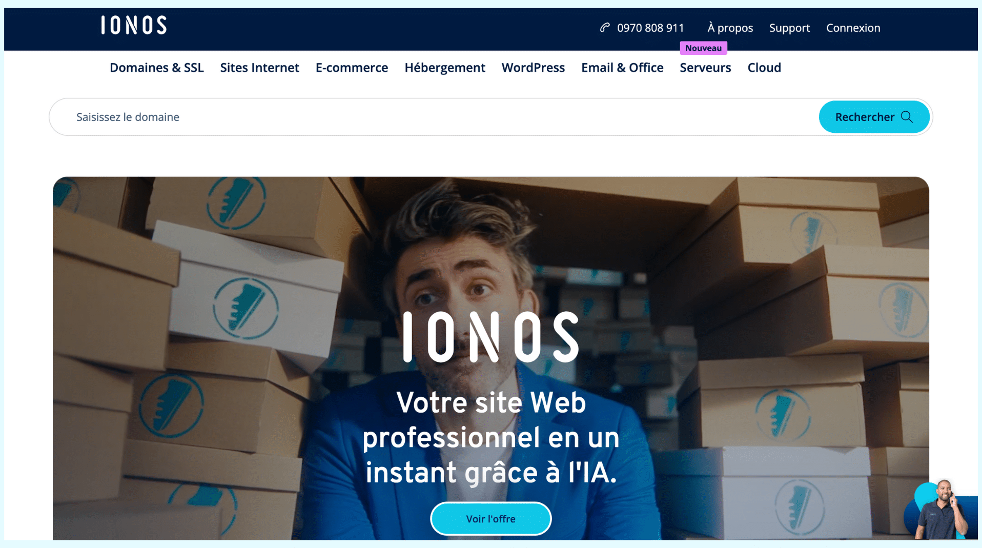 IONOS – Créez facilement votre site web et e-commerce