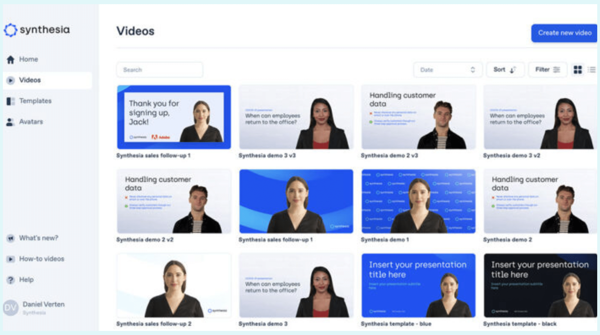 Personaliza tus vídeos con avatares de IA, múltiples idiomas y voces naturales. Perfecto para formación, marketing o comunicación interna