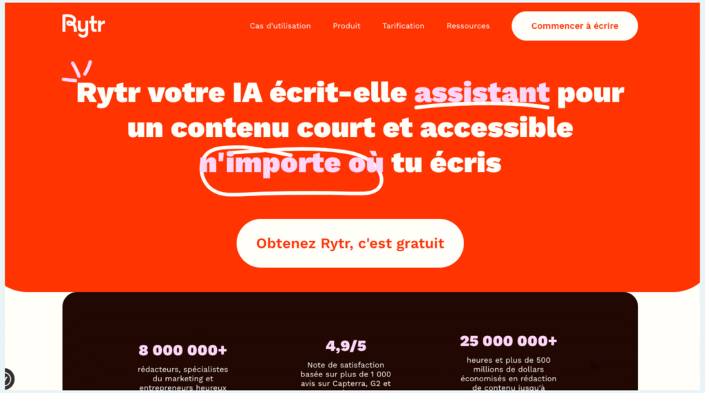 Les 9 meilleurs IA générateurs de texte gratuits 2025