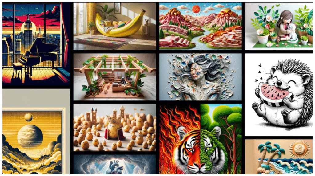 Créez des images uniques et réalistes avec DALL·E. Transformez vos textes en visuels créatifs grâce à l’intelligence artificielle d’OpenAI