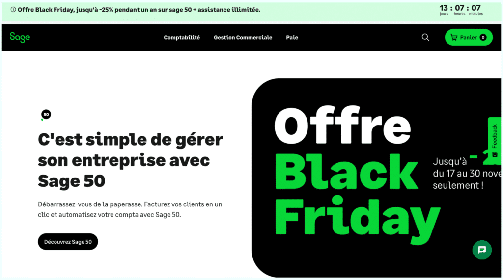 Sage propose des logiciels de comptabilité, de gestion commerciale et de paie conçus pour aider les entreprises à gagner en efficacité, automatiser leurs tâches et piloter leur activité en toute simplicité.
